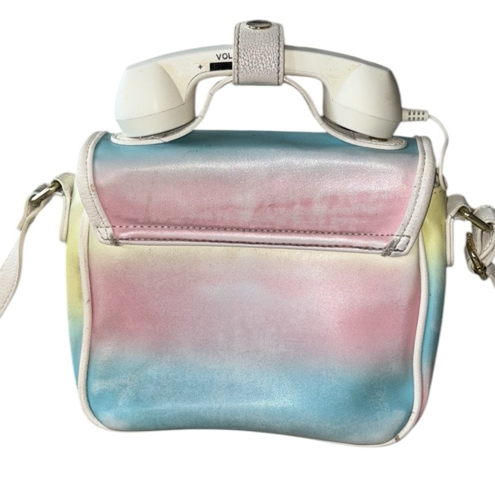 Betsey Johnson Pastel Mini Retro Phone Crossbody Shoulder Bag - Picture 7 of 16
